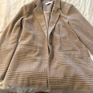 Z Supply Brown Plaid Jacket